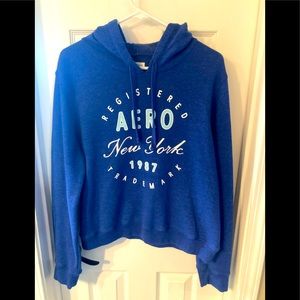 Aeropostale 1987 New York womens blue Small Hoodie